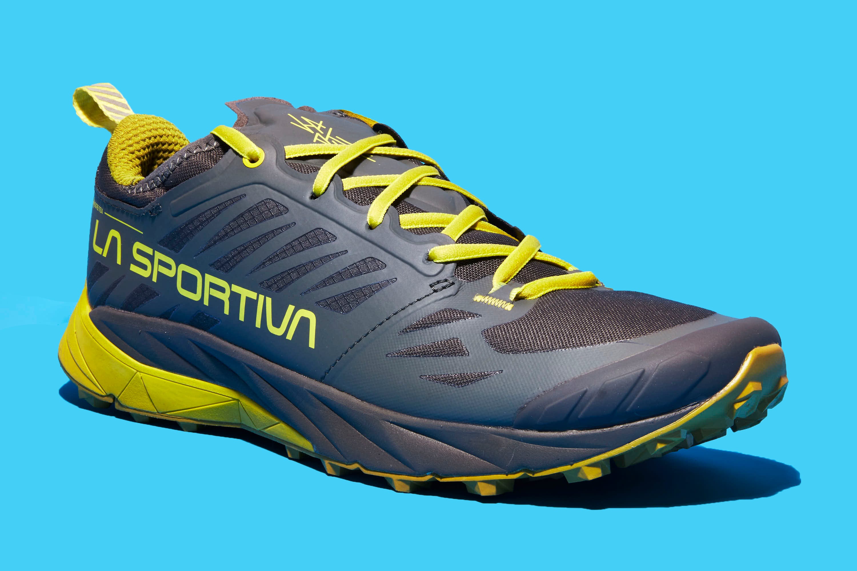 Shoe, Footwear, Outdoor shoe, Running shoe, Yellow, Athletic shoe, Walking shoe, Sneakers, Electric blue, Cross training shoe, 