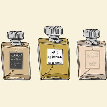 Perfume, Product, Glass bottle, Bottle, Cosmetics, Fluid, Liquid, Illustration, 
