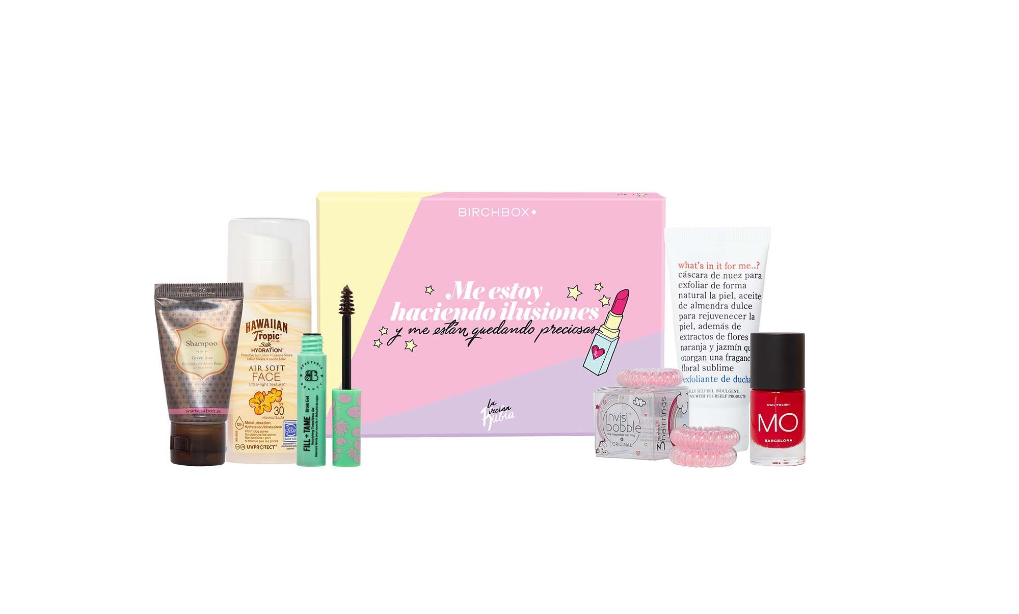 La Vecina Rubia diseña (y llena de purpurina y unicornios) la Birchbox de  junio - La Birchbox de junio que ha diseñado La Vecina Rubia