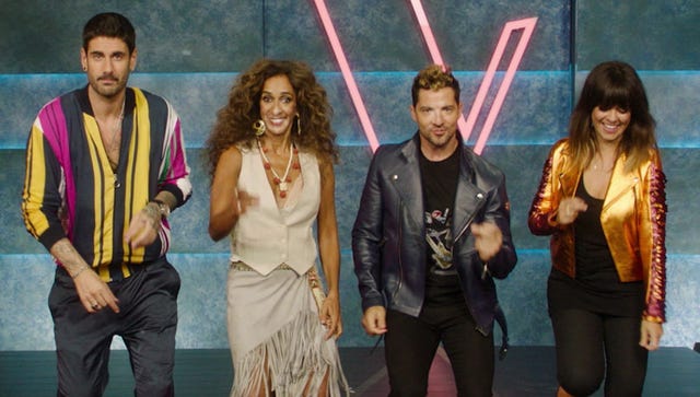 David Bisbal, Melendi, Vanesa Martin y Rosario son los coaches de La Voz Kids