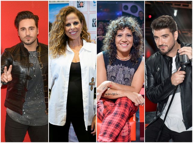 Los coaches de 'La Voz Senior'