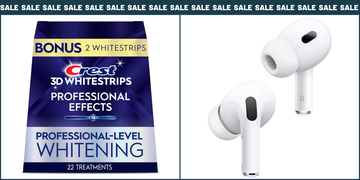 labor day sales deals 2025 crest whitestrips and apple airpods