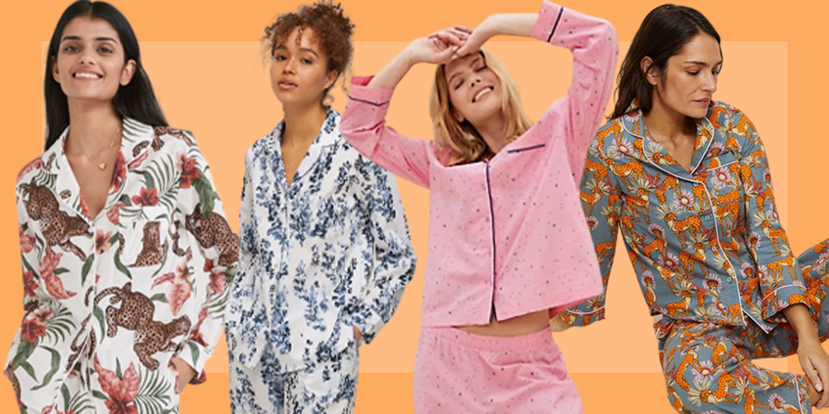 ladies cotton pyjamas