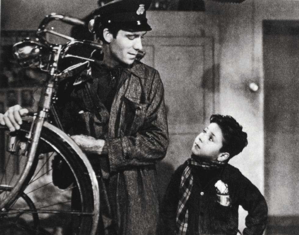 ladrón de bicicletas 1948 pelicula vittorio de sica   lamberto maggiorandi  enzo staiola