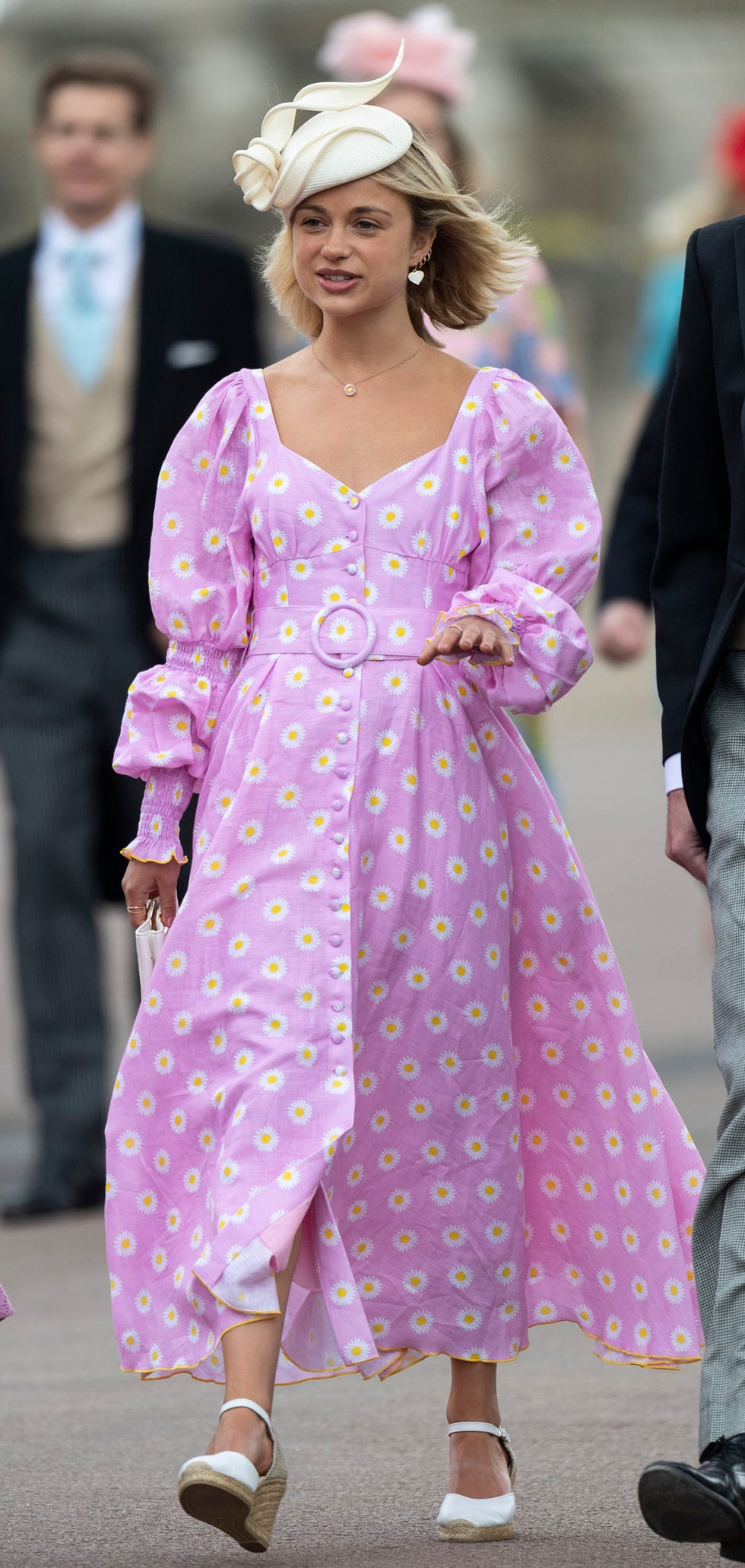 Clothing, Pink, Dress, Polka dot, Purple, Fashion, Pattern, Lavender, Magenta, Design, 