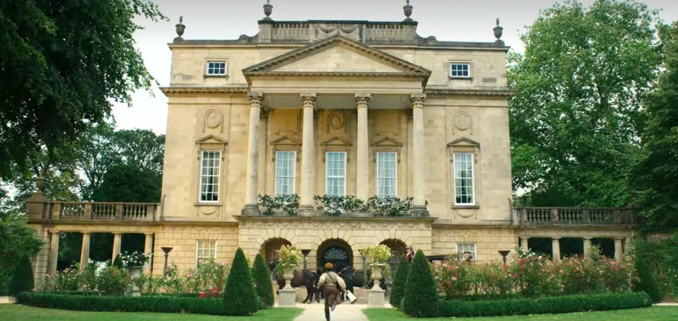 in bridgerton, the exterior of lady danbury's residence is played by the holburne museum of art