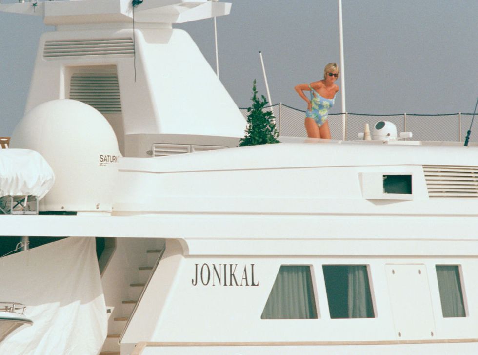 See Photos of Princess Diana on Mohamed Al Fayed's Yacht in Saint ...