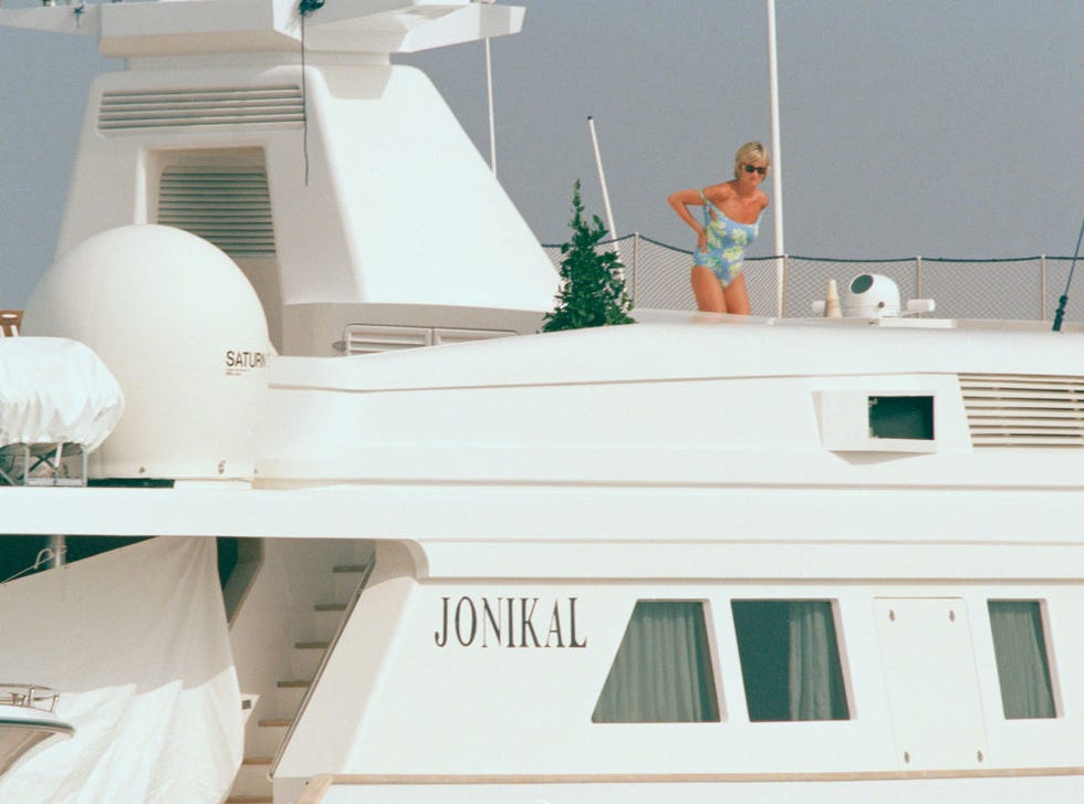 See Photos of Princess Diana on Mohamed Al Fayed's Yacht in Saint