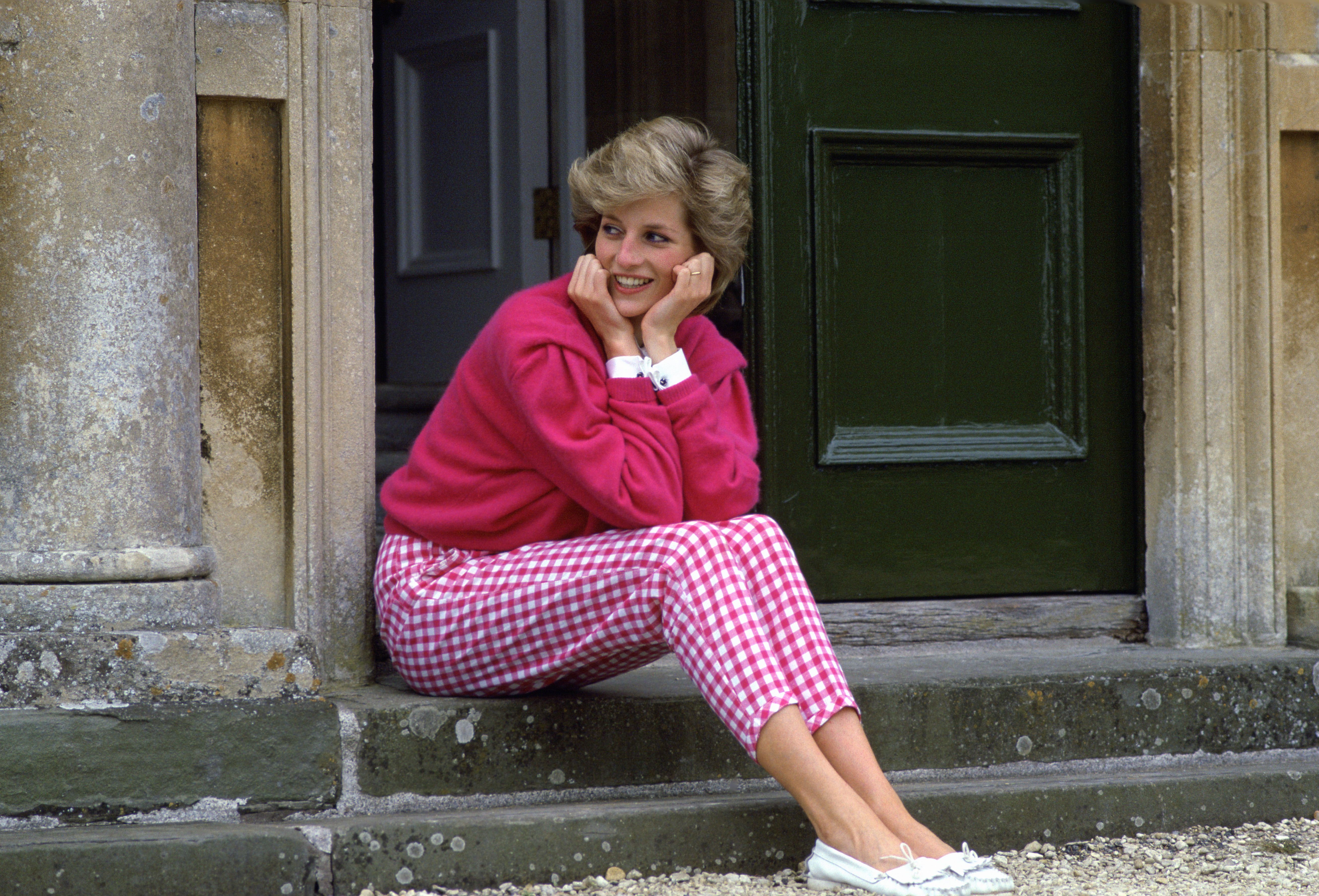 Ver internet Cinco llave inglesa Zara tiene los pantalones de cuadros vichy rosas de Lady Di