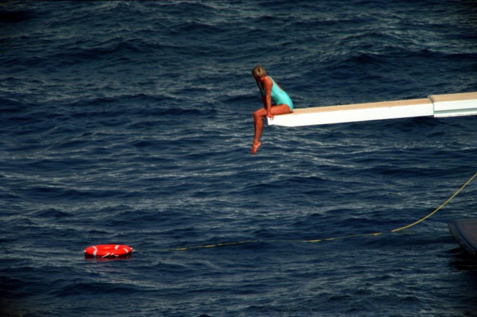 lady diana à bord du "jonikal"