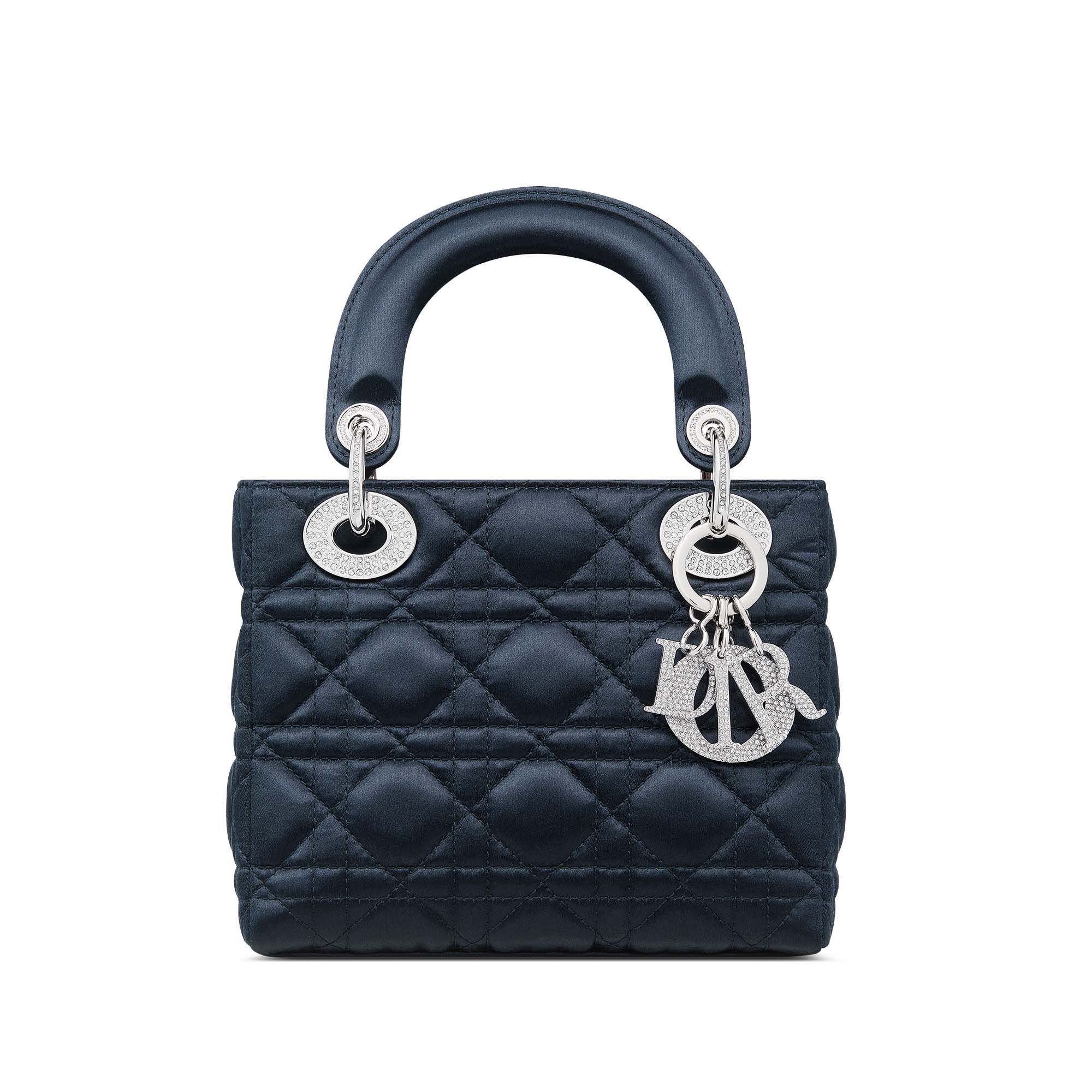 Mini Lady Dior Bag Lotus Pearlescent Cannage Lambskin | DIOR US