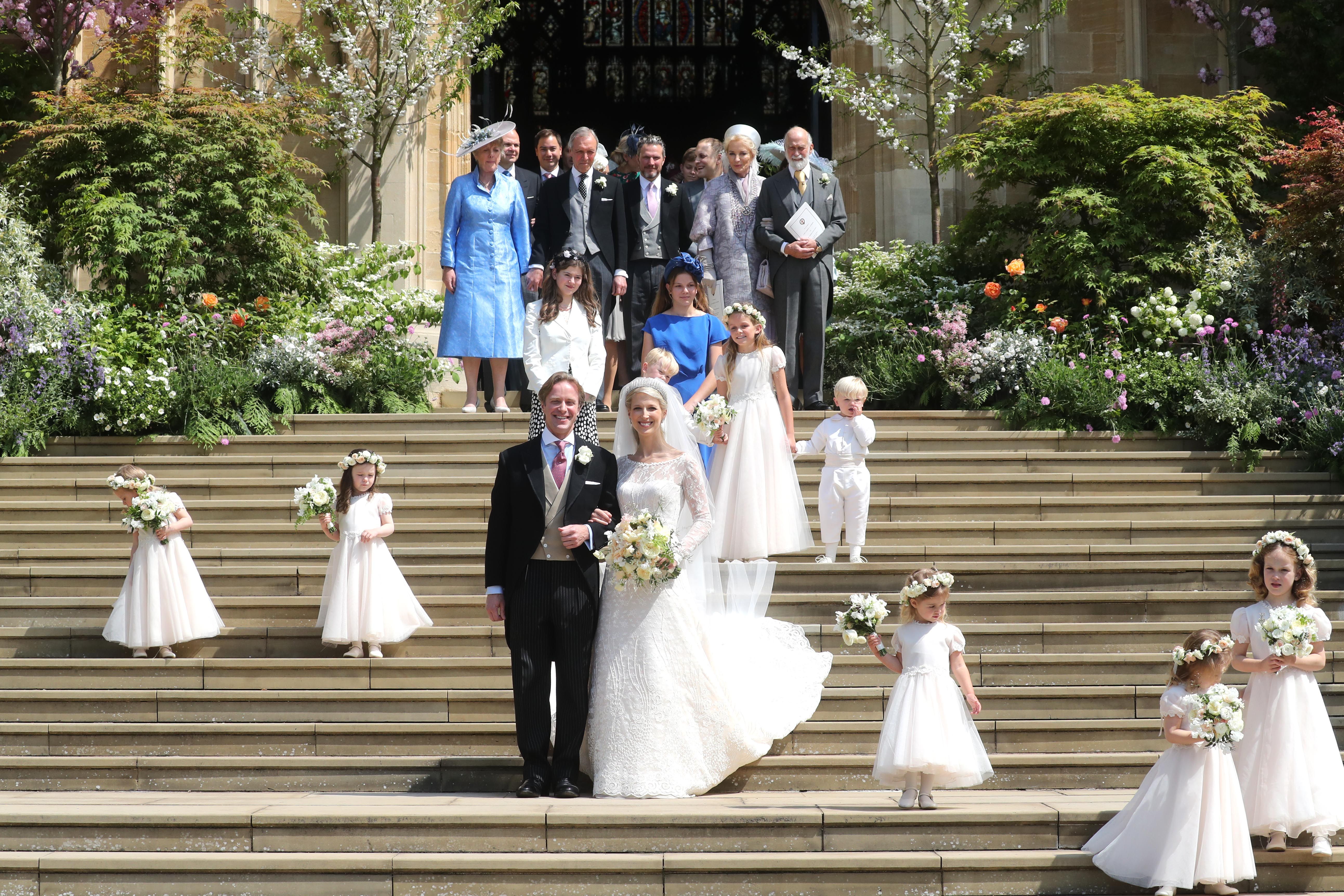 Lady gabriella windsor second wedding dress best sale