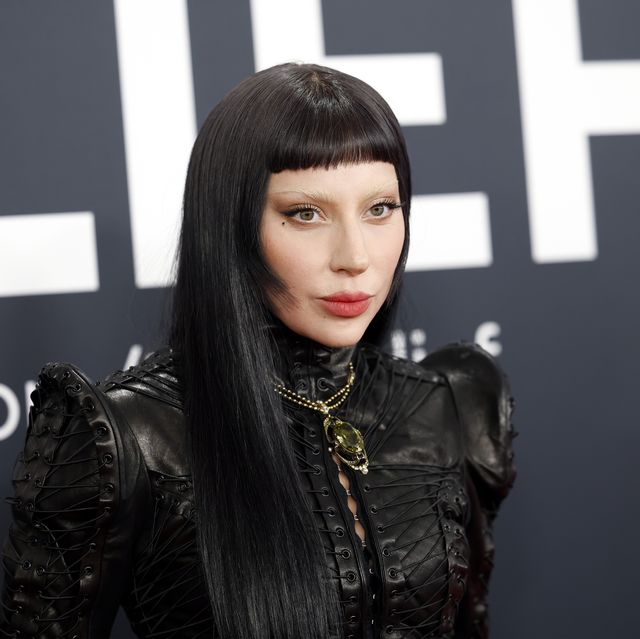 Lady Gaga Wears a a Gothic Gown at the 2025 Grammys