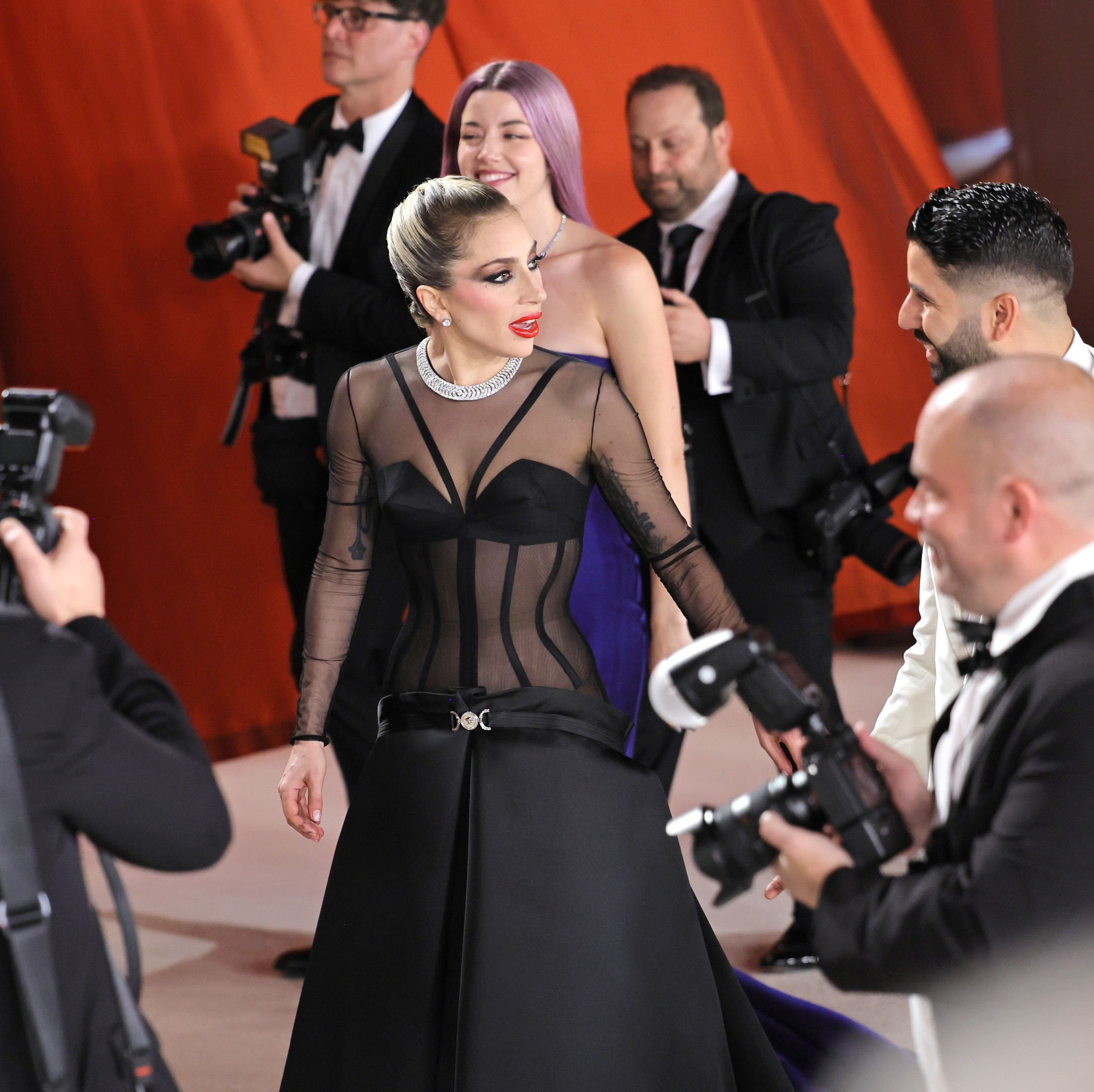 Lady Gaga Rushed Off the Oscars Red Carpet to Help a Photographer in Distress and She's Getting a Ton of Praise
