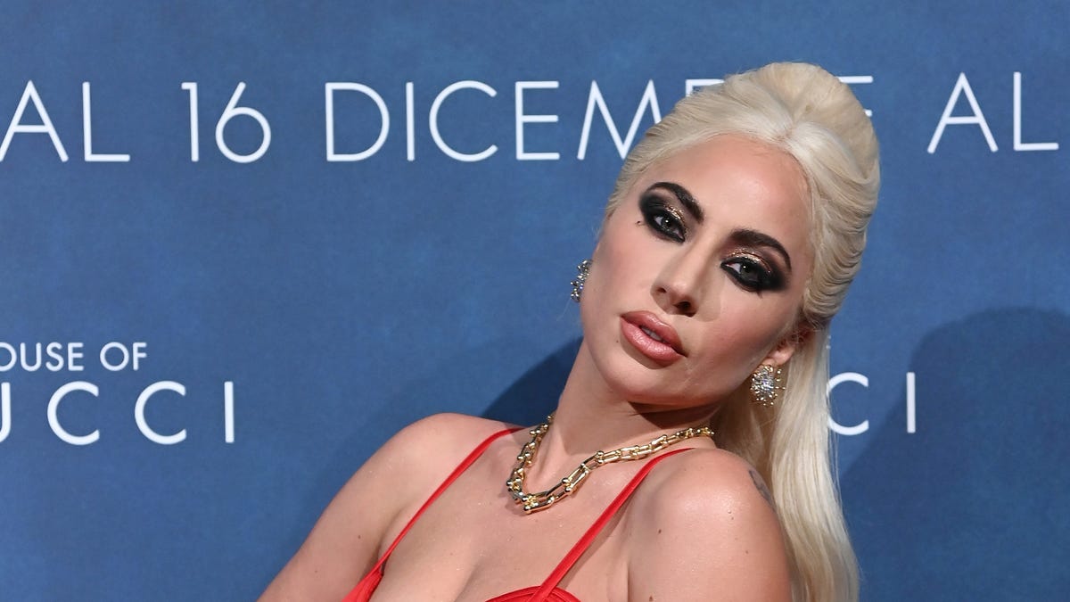 preview for Lady Gaga shows her natural skin texture in makeup-free video