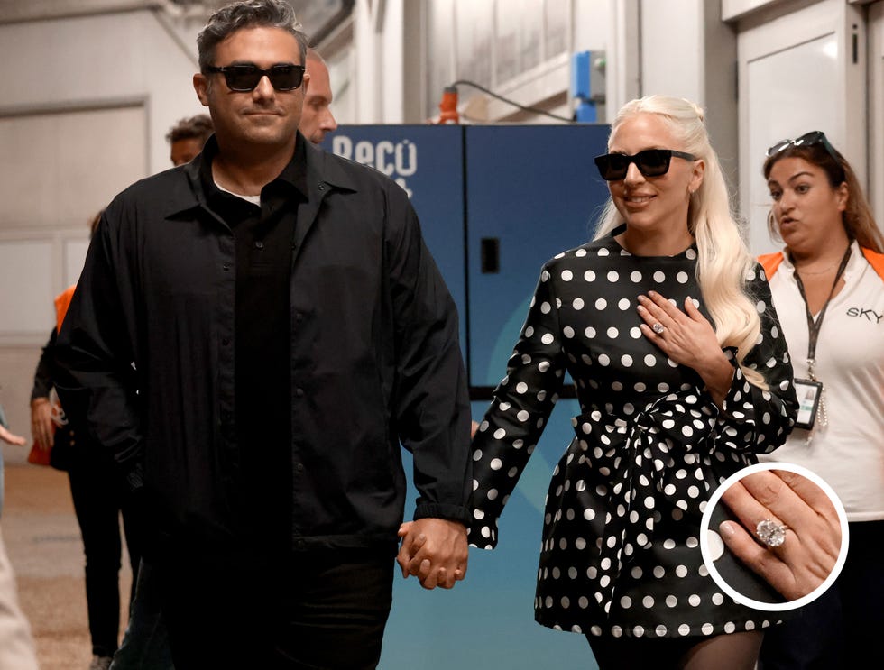 lady gaga and michael polansky in venice