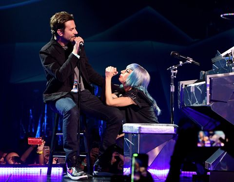 Lady Gaga And Bradley Cooper At Park Theater At Park MGM In Las Vegas