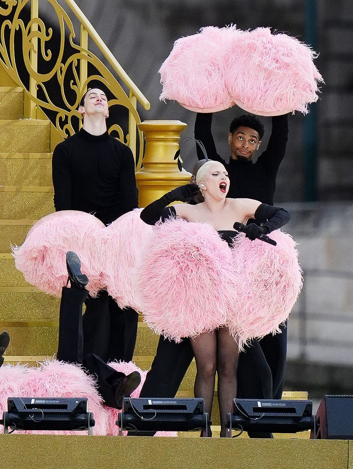 Lady Gaga Brings the Glamour to a Stage Along the Seine for Paris Opening  Ceremony