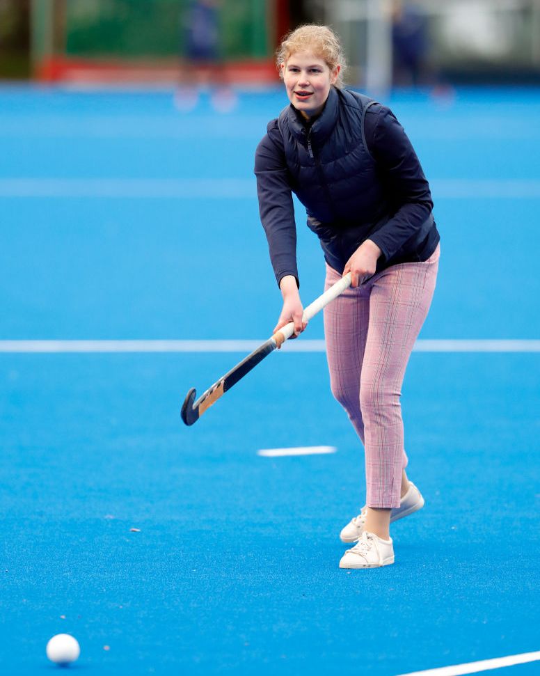 lady louise windsor The Countess Of Wessex Attends A Hockey Training Session At Bisham Abbey National Sports Centre