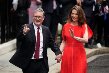 prime minister sir keir starmer and wife victoria, lady starmer