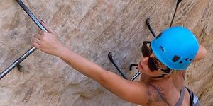 lady gaga rock climbing instagram