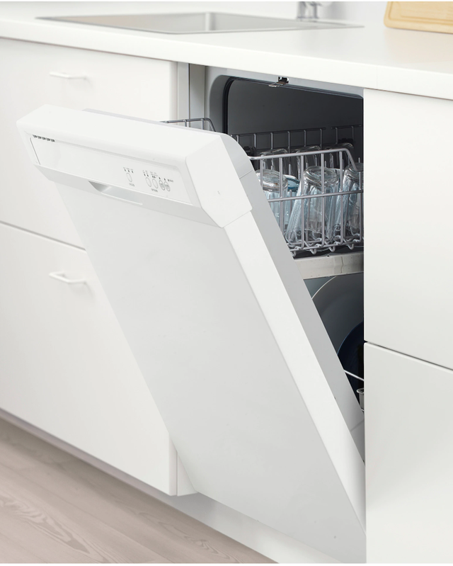 White, Major appliance, Product, Room, Furniture, Architecture, Drawer, Material property, Interior design, Dishwasher, 