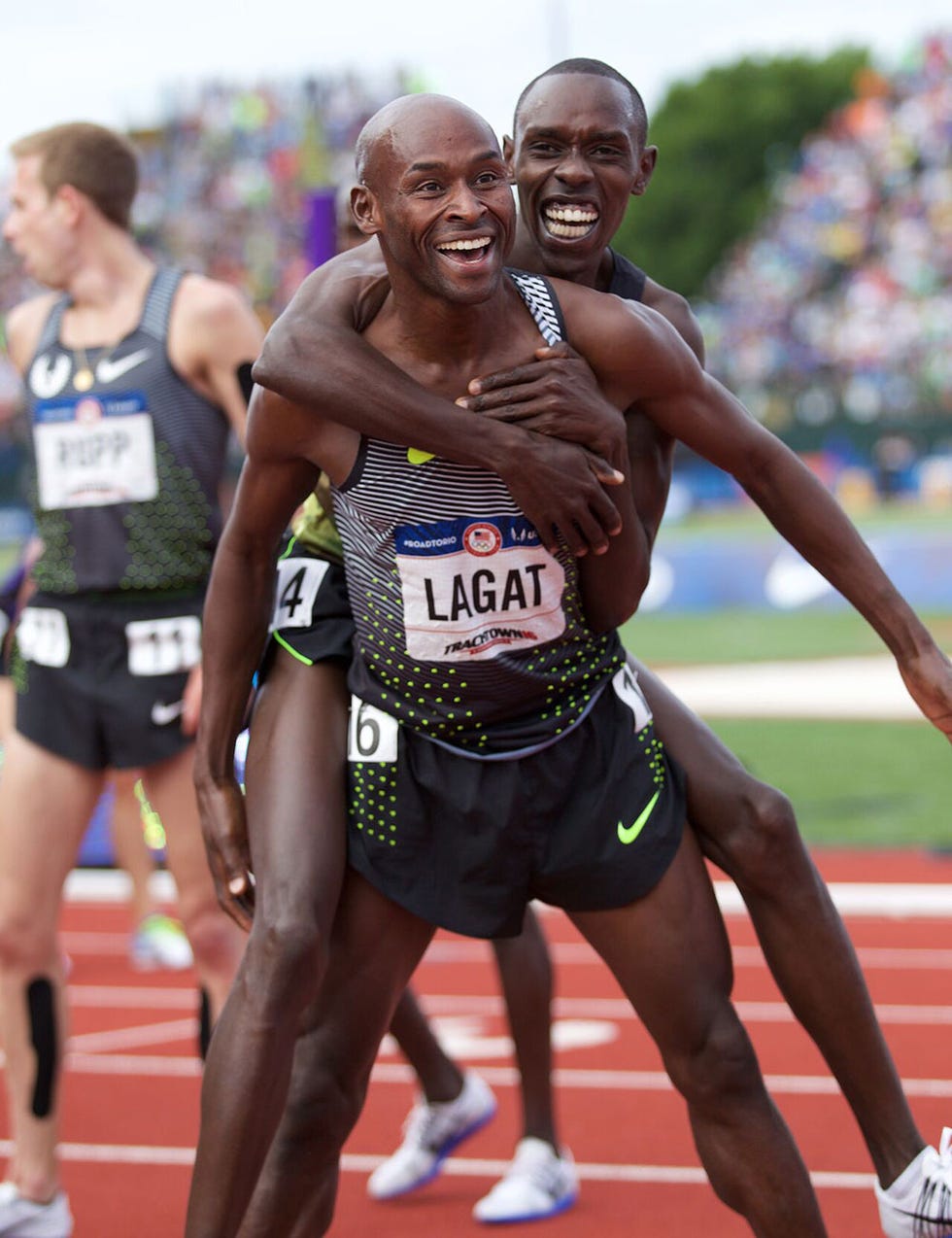 Chelimo and Lagat