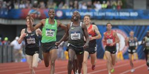 Bernard Lagat in the men's 5000, 2016 Trials