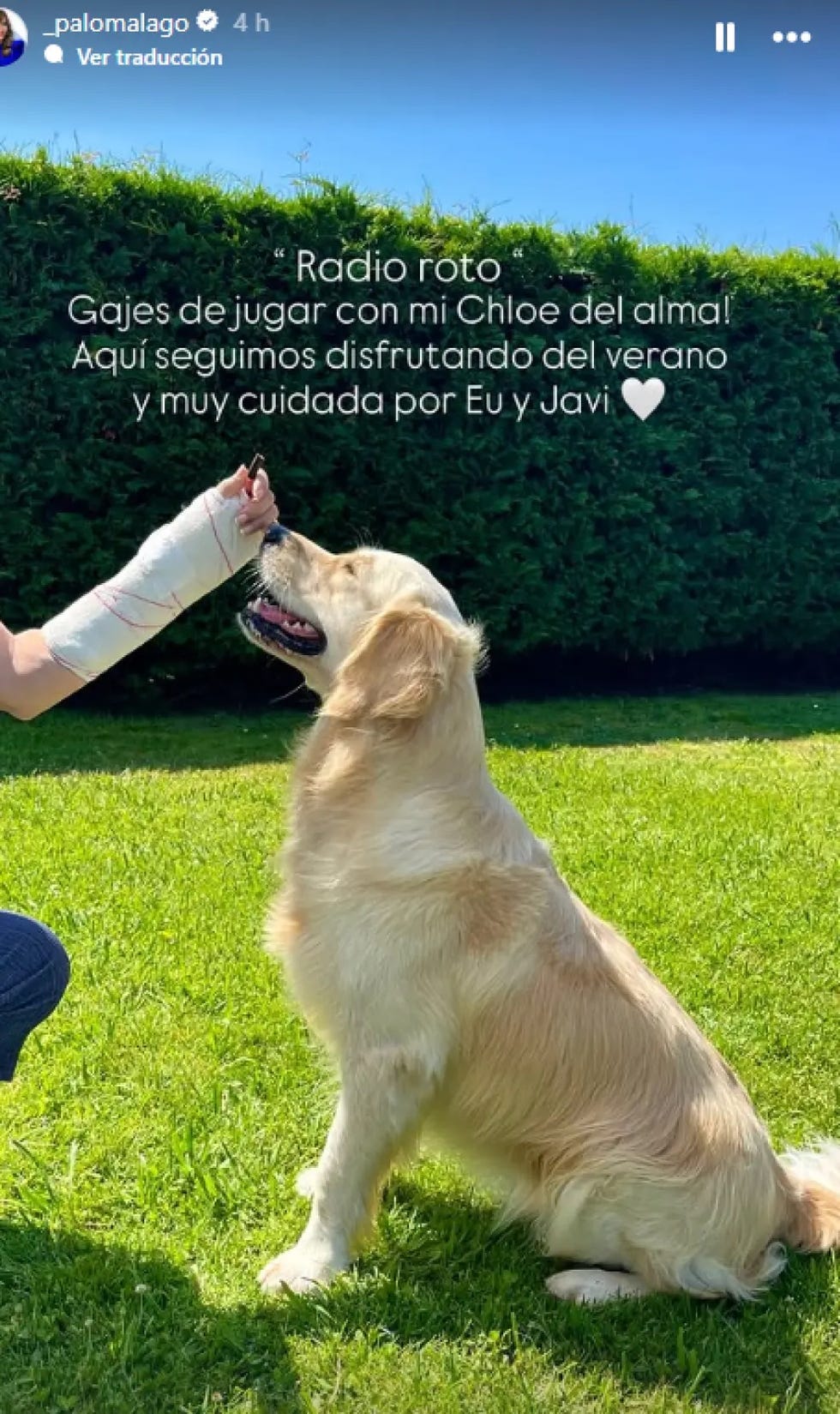 El varapalo de salud de Paloma Lago en su verano más complicado