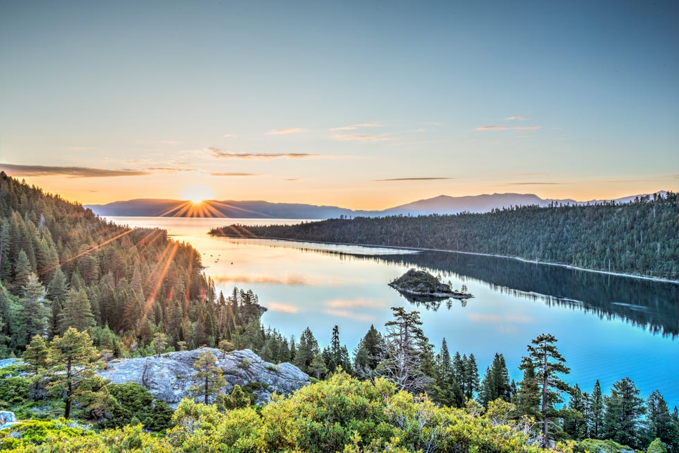 lake tahoe emerald bay sunrise