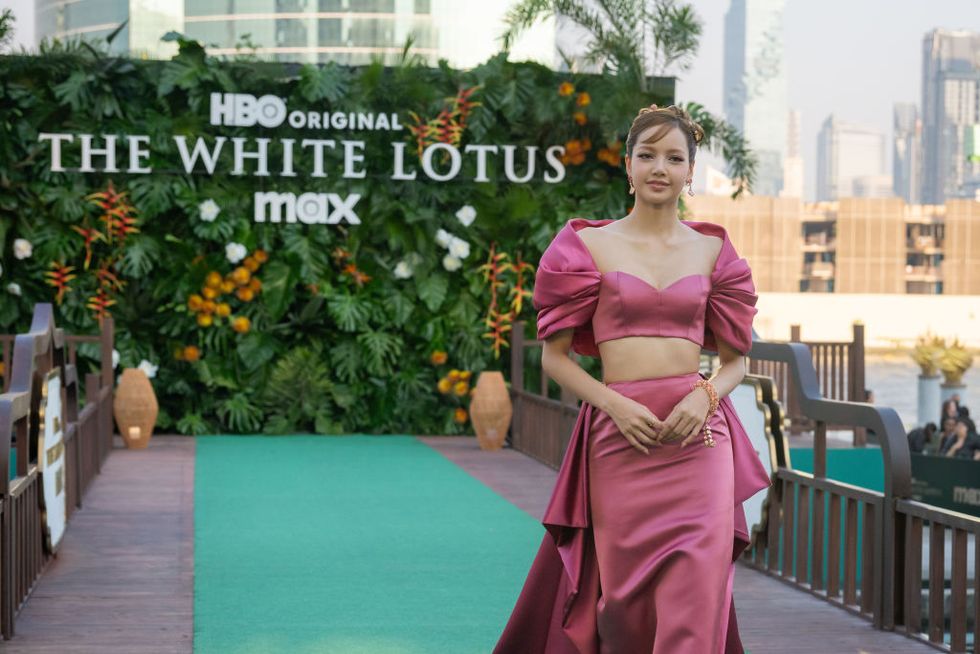 lisa at the white lotus premiere in thailand