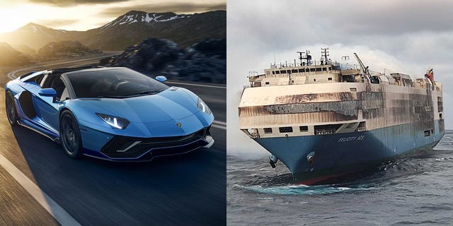 The Felicity Ace's sunken treasure: Porsche, Bentley, Lamborghini