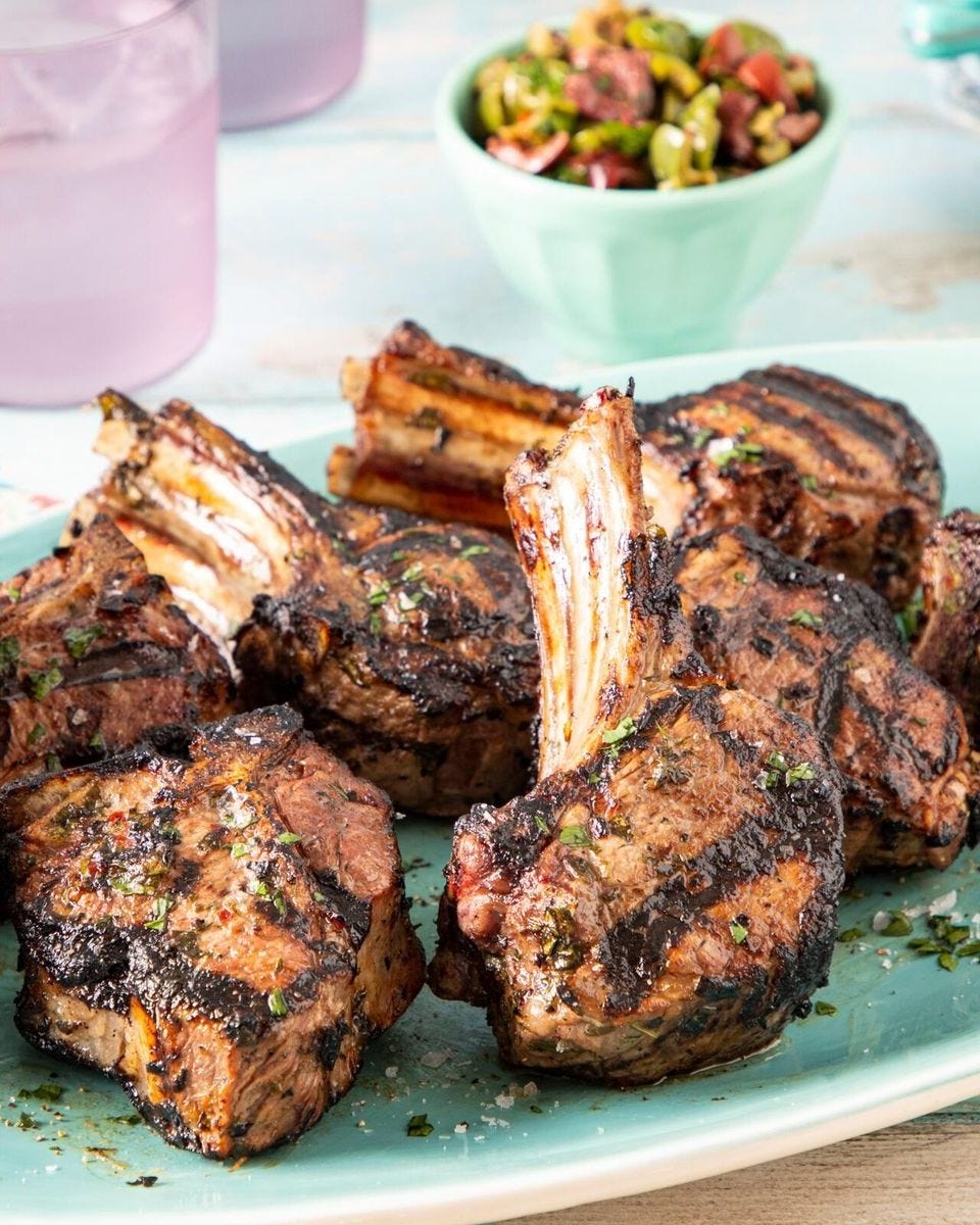 grilled lamb chops