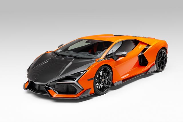 lamborghini revuelto with vorsteiner carbon fiber accents