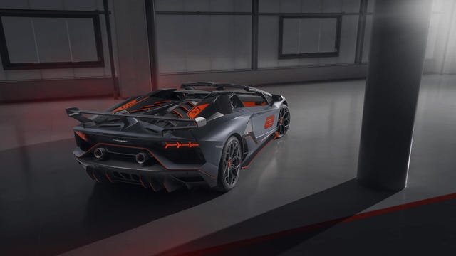 Lamborghini Aventador's Curtain Call Is the SVJ63 Roadster