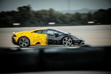 lamborghini test day huracan