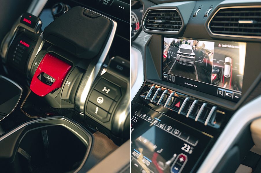 Lamborghini Urus - detalles del interior