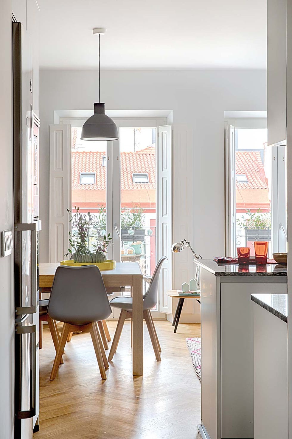 cocina y comedor integrados