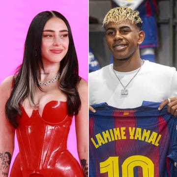 Lamine Yamal y Nicki Nicole fotomontaje de lamine yamal y nicki nicole