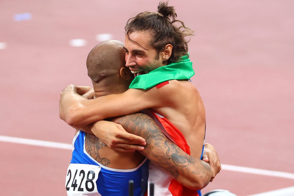 marcell jacobs y gianmarco tamberi