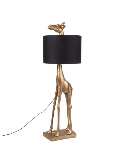 lámpara de mesa jirafa