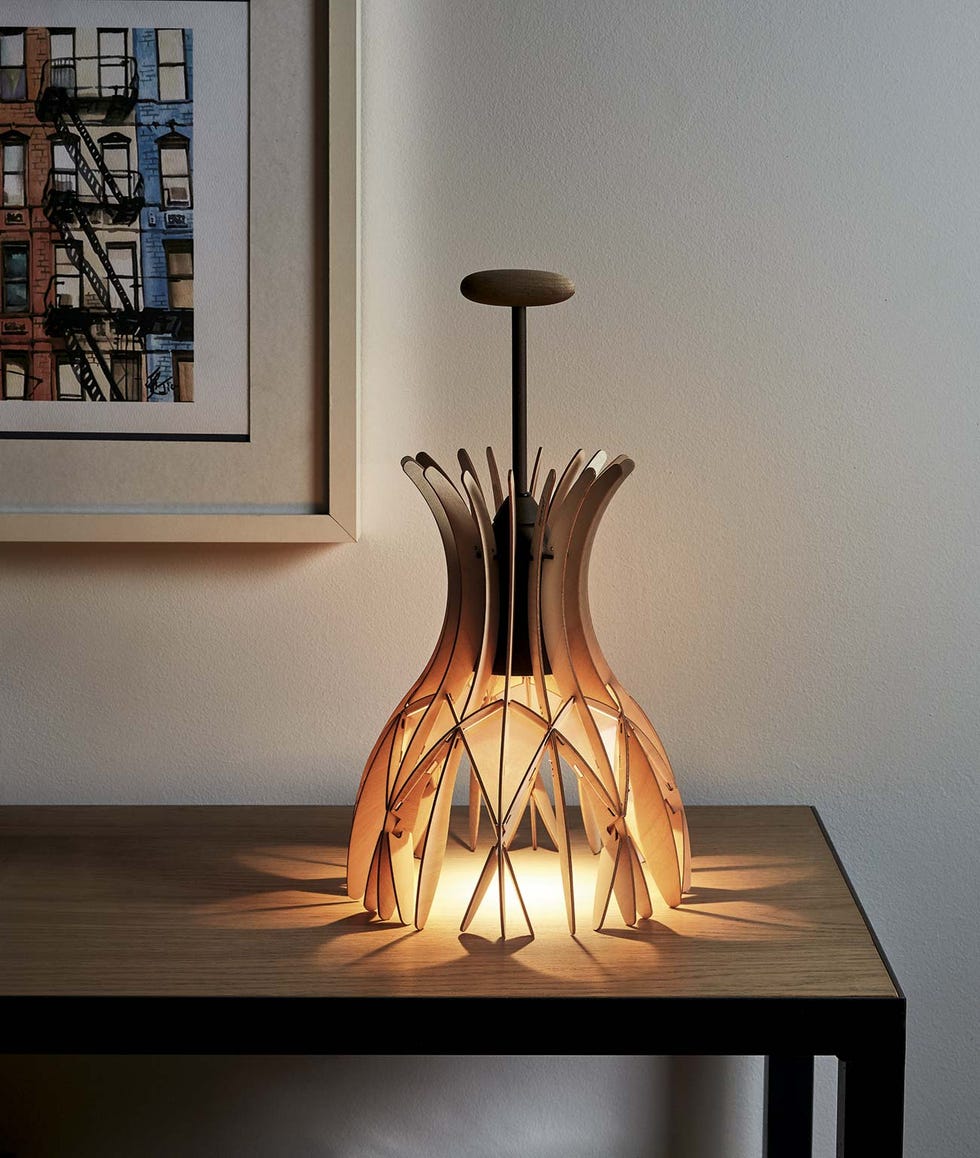 lámpara de mesa benedetta vintage de tagliabue inspirada en gaudí