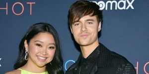 lana condor and anthony de la torre attend special screening of hbo max's moonshot