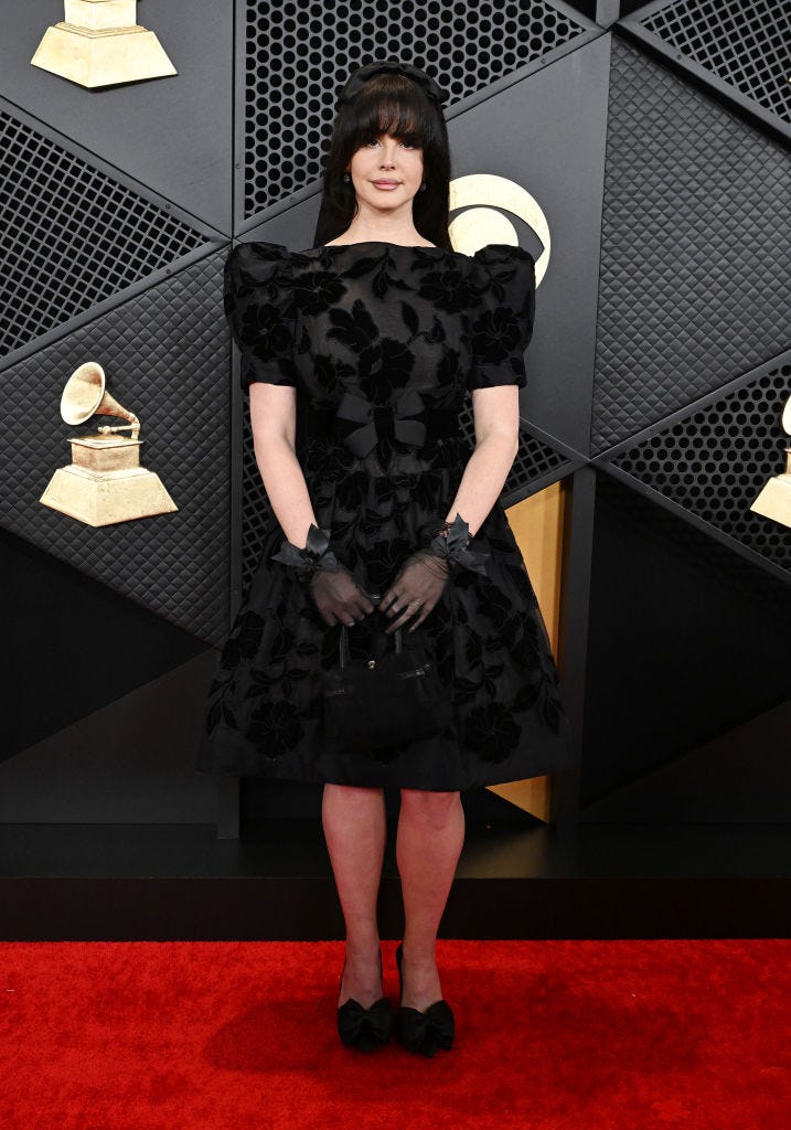 66th annual grammy awards arrivals lana del rey