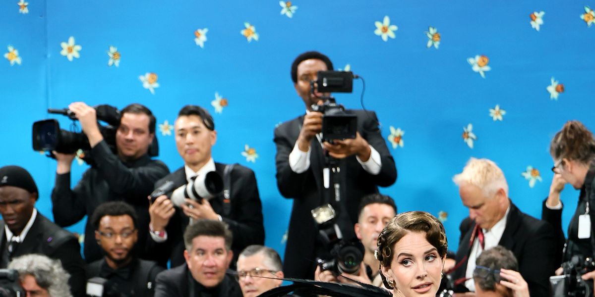 Lana Del Rey’s Plume-Adorned Dress Brought Drama to the 2025 Met Gala