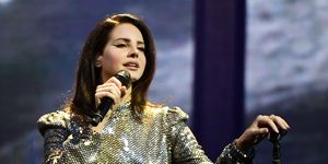 las vegas, nv   february 16  singersongwriter lana del rey performs during a stop of her la to the moon tour in support of the album lust for life at the mandalay bay events center on february 16, 2018 in las vegas, nevada  photo by ethan millergetty images
