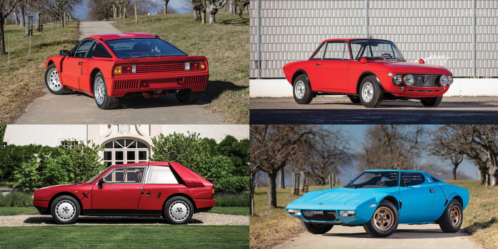 Classic homologated Lancia rally cars for every budget: Fulvia, Stratos,  037, Delta S4, and Delta Integrale