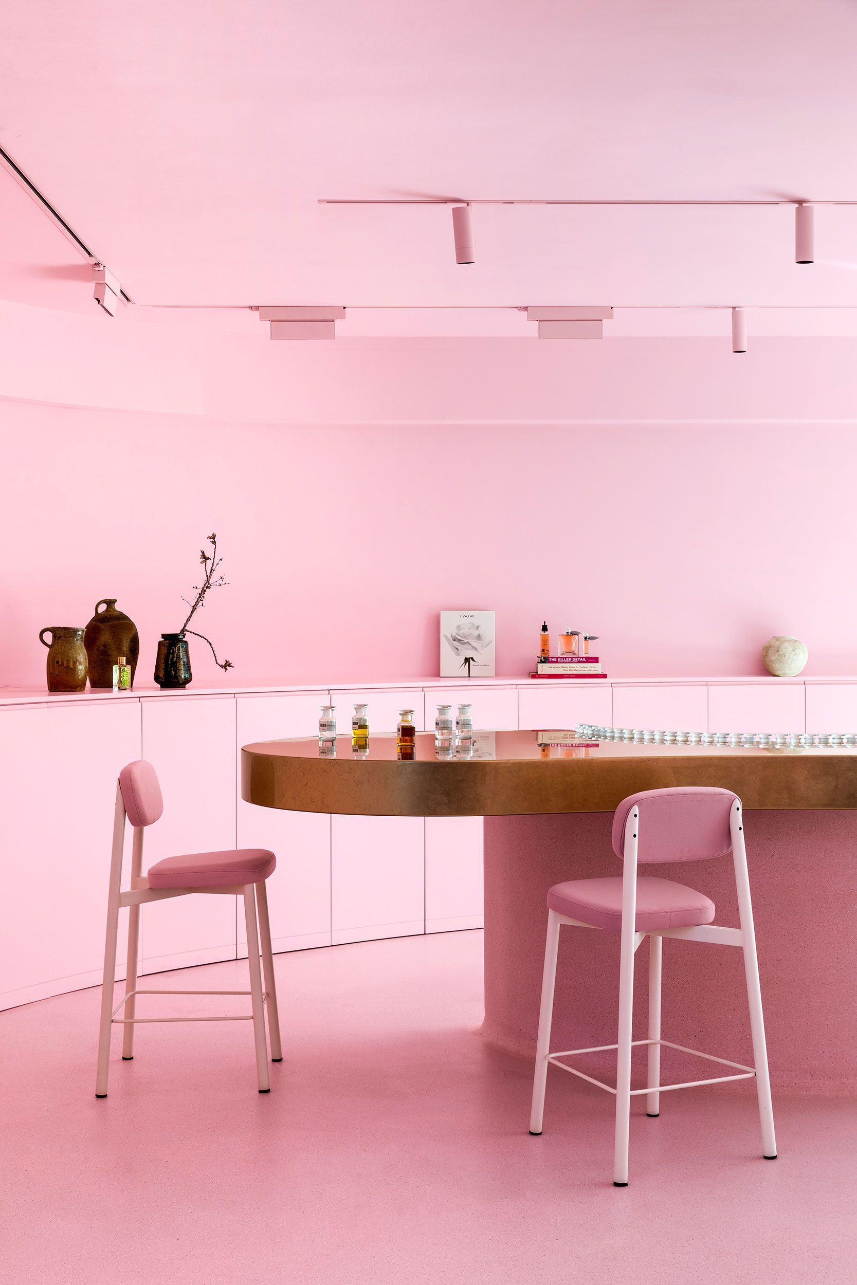 Everything in This Monochromatic House Is Painted Pink