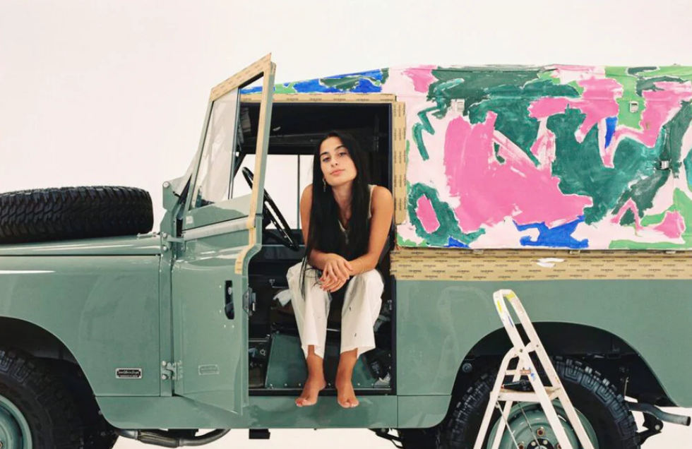 land rover 1966 anna malta artcar