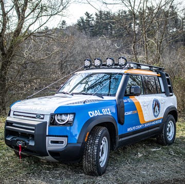 land rover defender off road rescue vehicle